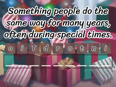 Christmas Words! (A1/A2)