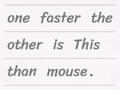 Quantifiers and Comparisons - ANAGRAMA