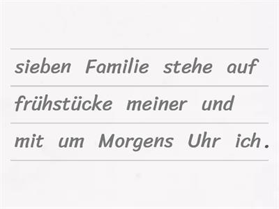 Час та розпорядок дня А2