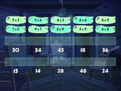 AR Multiplication match-up