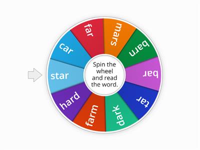 R-Controlled Vowel (-ar)