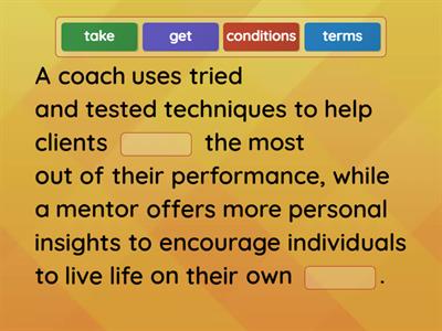 Coaching and mentoring 1