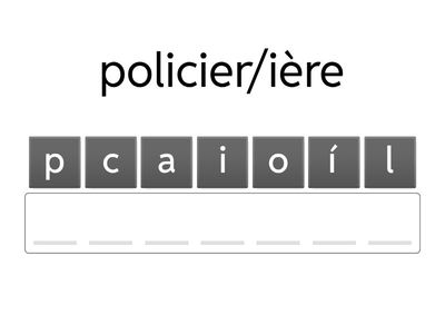  15 Profesiones - ¿cómo se escribe?