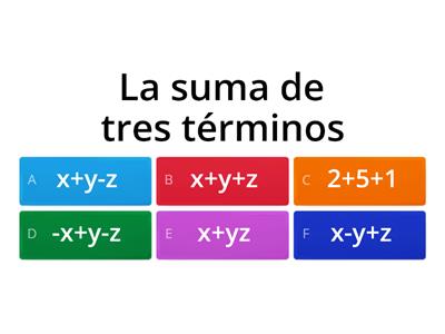 Lenguaje algebraico 