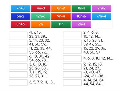 SUCESIONES NUMERICAS (formula)