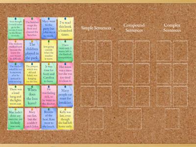 Sentence Types - Sorting Activity 