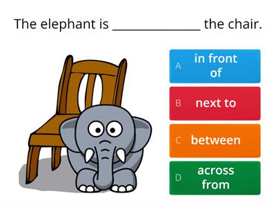 PREPOSITIONS OF PLACE - 6TH GRADE