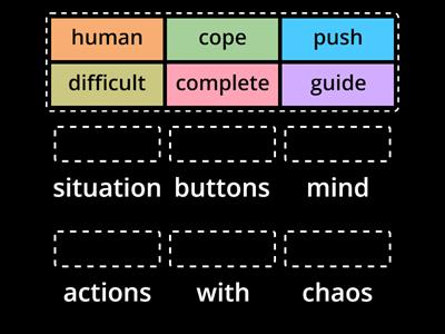 word combinations in English