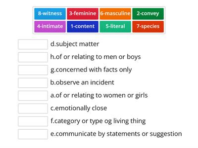 mega goal 5 Unit 6 vocabulary building