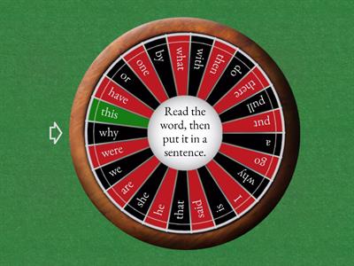 Word Bank: Irregular Words Game