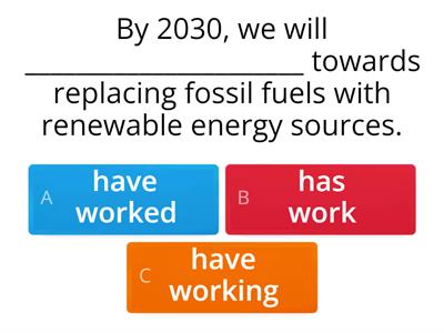 Future Perfect - Environment