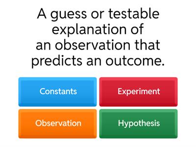 Scientific Method Questions