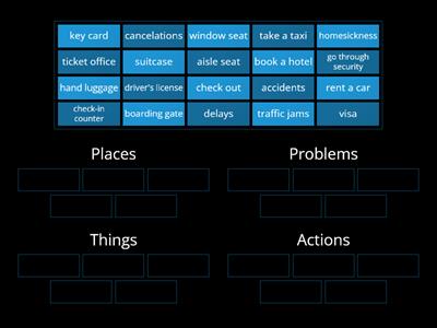 Vocabulary - On the move