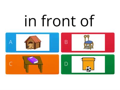 Prepositions of place 