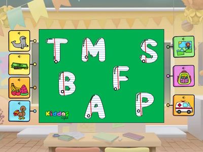  A - B - F - M - S - T / Beginning sound