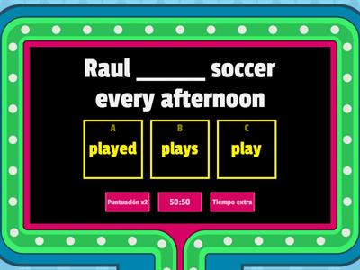 Pedro - Present Simple vs Present Continuous 