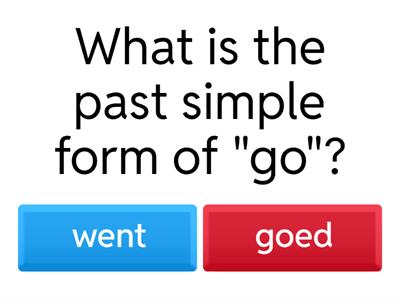 Regular and Irregular Verbs - Introduction