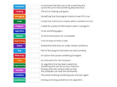 Coding vocab