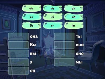 Match up Personalpronomen Nominativ 