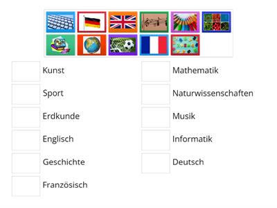  Schulfächer Year 7 Stimmt 1