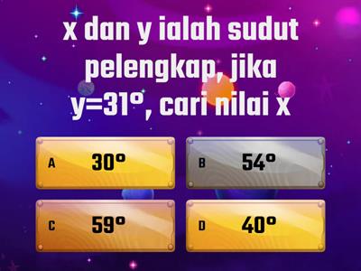 SUDUT PELENGKAP, SUDUT PENGGENAP DAN SUDUT KONJUGAT