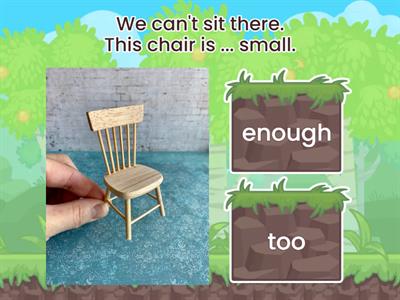 too/ enough / too many / too much