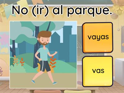 Imperativo Negativo con Verbos Irregulares