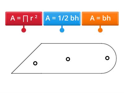 1) Separate the Shapes. 2) Match the formulas to the shapes.