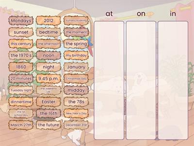 Prepositions of time M.1