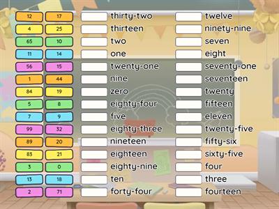 Numbers 11-99