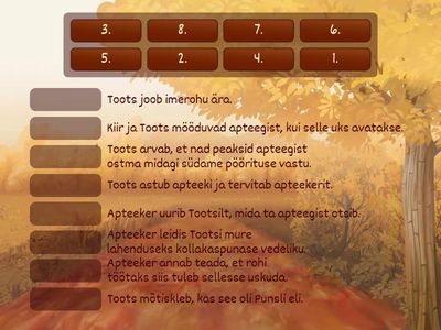 Toots Paunvere apteegis.