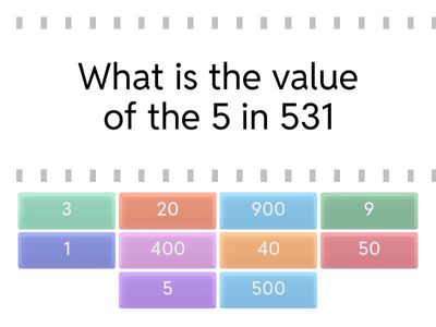 Place Value - Find the Match