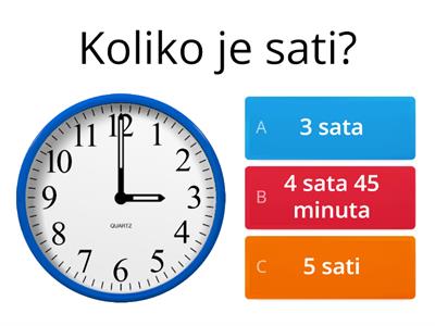 Koliko je sati?