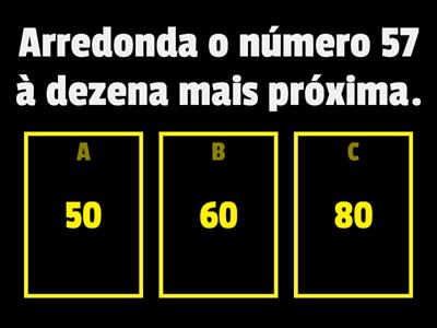 Matemática Arredondamentos 3.º ano