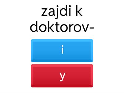 Koncovky - rod mužský (pán, hrad, muž, stroj)