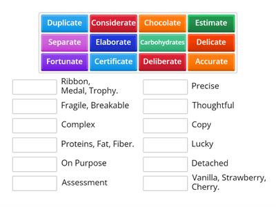 5th Grade Word Study