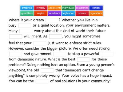 Changing Your World -G