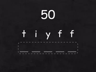 W4SU Numbers 2.0 (50-100)