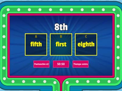 Ordinal numbers