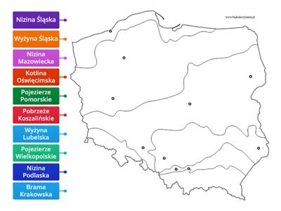 Krainy geograficzne Polski kl. 5