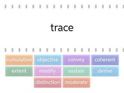 Review- synonym match 4.21.24