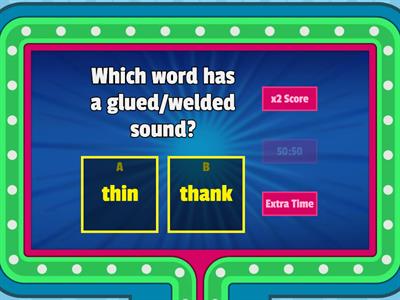Which Word has a Glued/Welded sound? Wilson 2.1