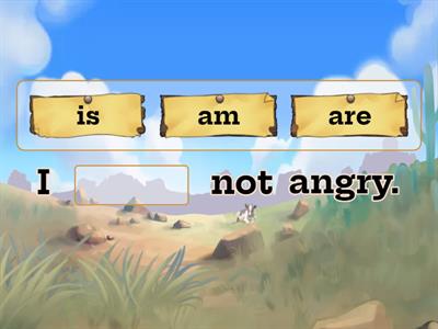 3. am/is/are ( not )