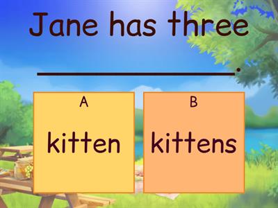 Singular and Plural nouns