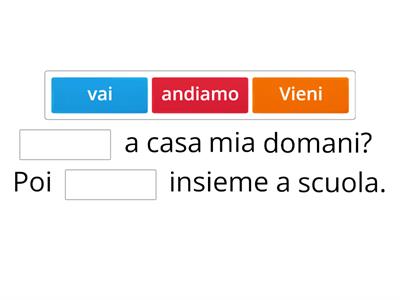 A2- ANDARE-VENIRE-TORNARE (presente e passato prossimo)