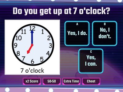 Present simple short answers