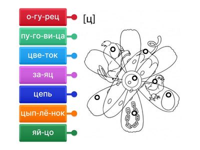 Звук Ц в словах. 
