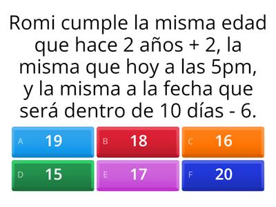 ¿Qué edad cumple Romi <3?