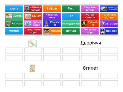  Стародавній Єгипет та Дворіччя