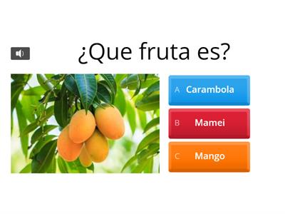 Frutas de Bagua Grande